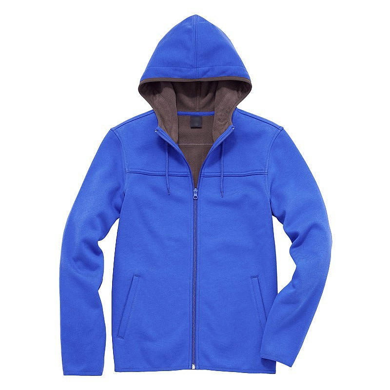 藍色開衫衛(wèi)衣