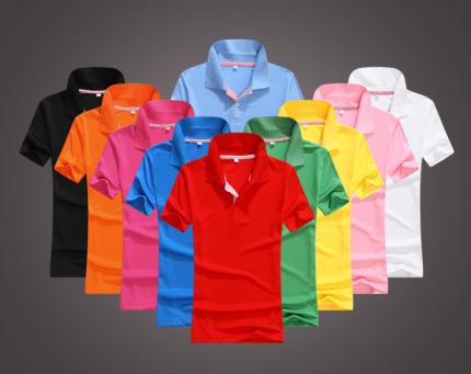 男女門(mén)襟格子布撞色款式，時(shí)尚POLO衫定制生產(chǎn)