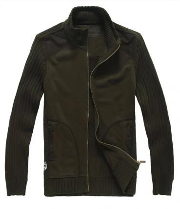 時尚毛線袖開衫衛(wèi)衣定制